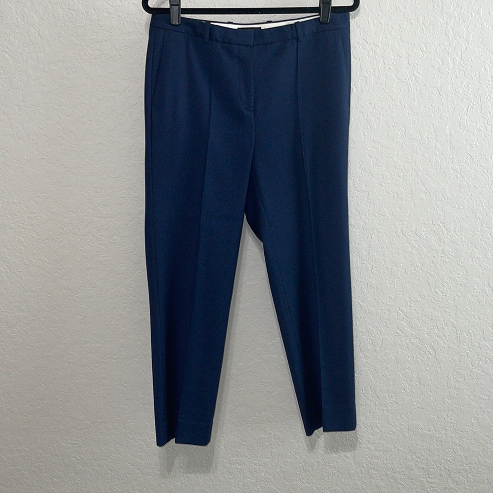 J Crew Straight Leg Wool Blend Pant 6